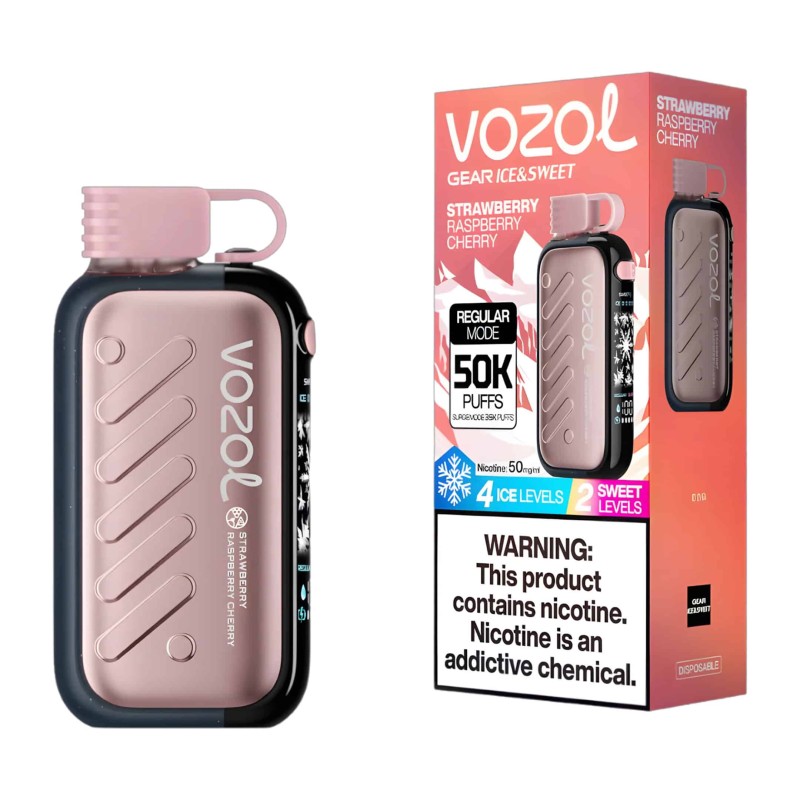 Vozol Gear 50000 Strawberry Raspberry Cherry